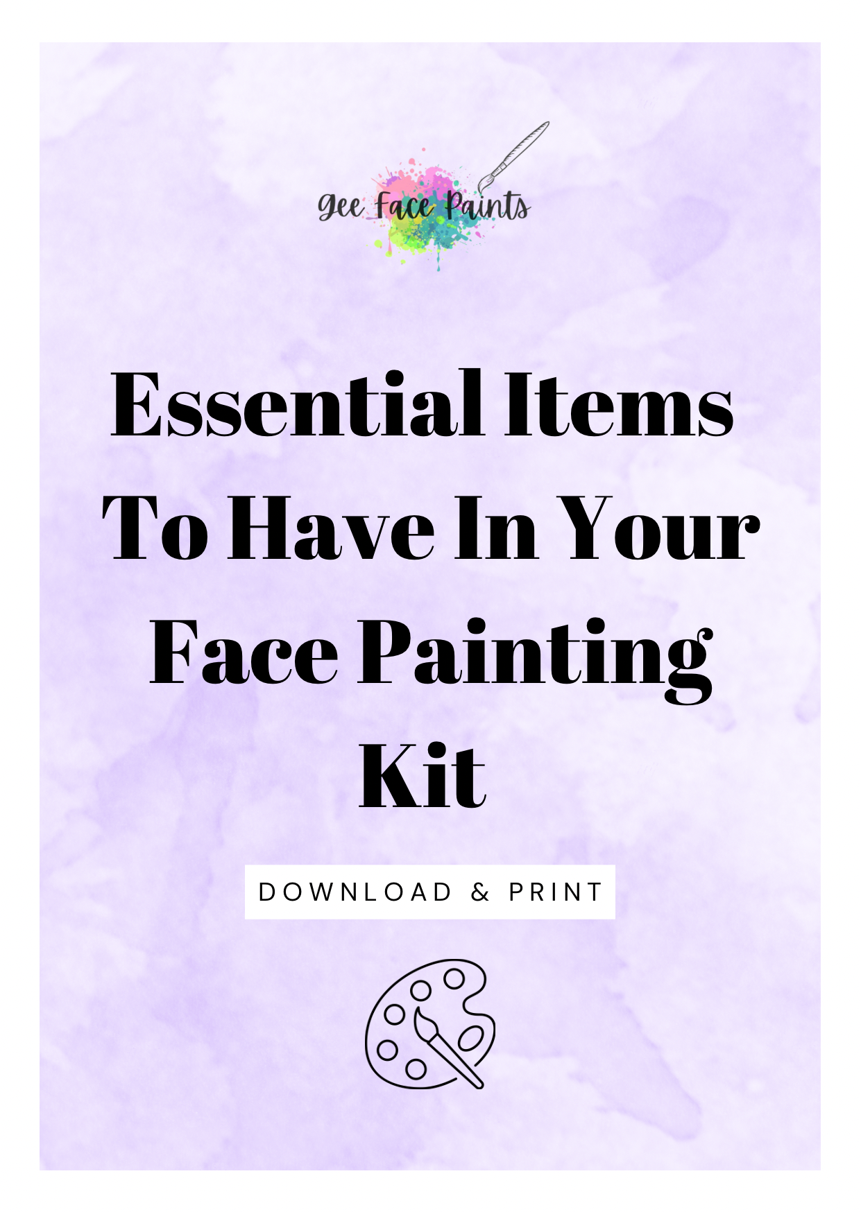 Essential Face Painting Kit List